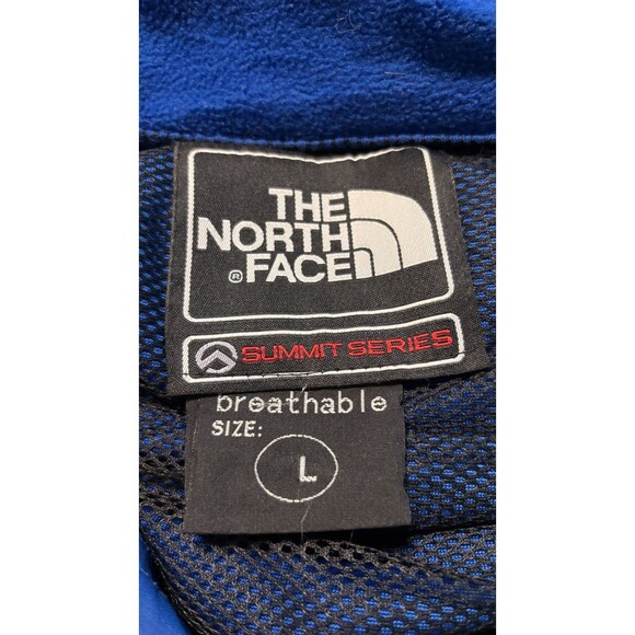 NORTH FACE Blue Black Summit Series Goretex XCR Snow Winter Jacket M's Large - Picture 9 of 10